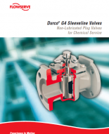 Durco® G4 Sleeveline Valves Documentation