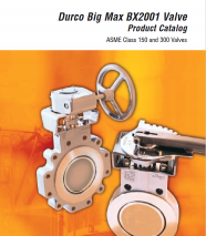 Durco Big Max BX2001 Valve PDF